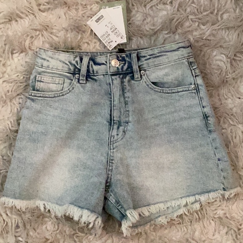 Denim shorts